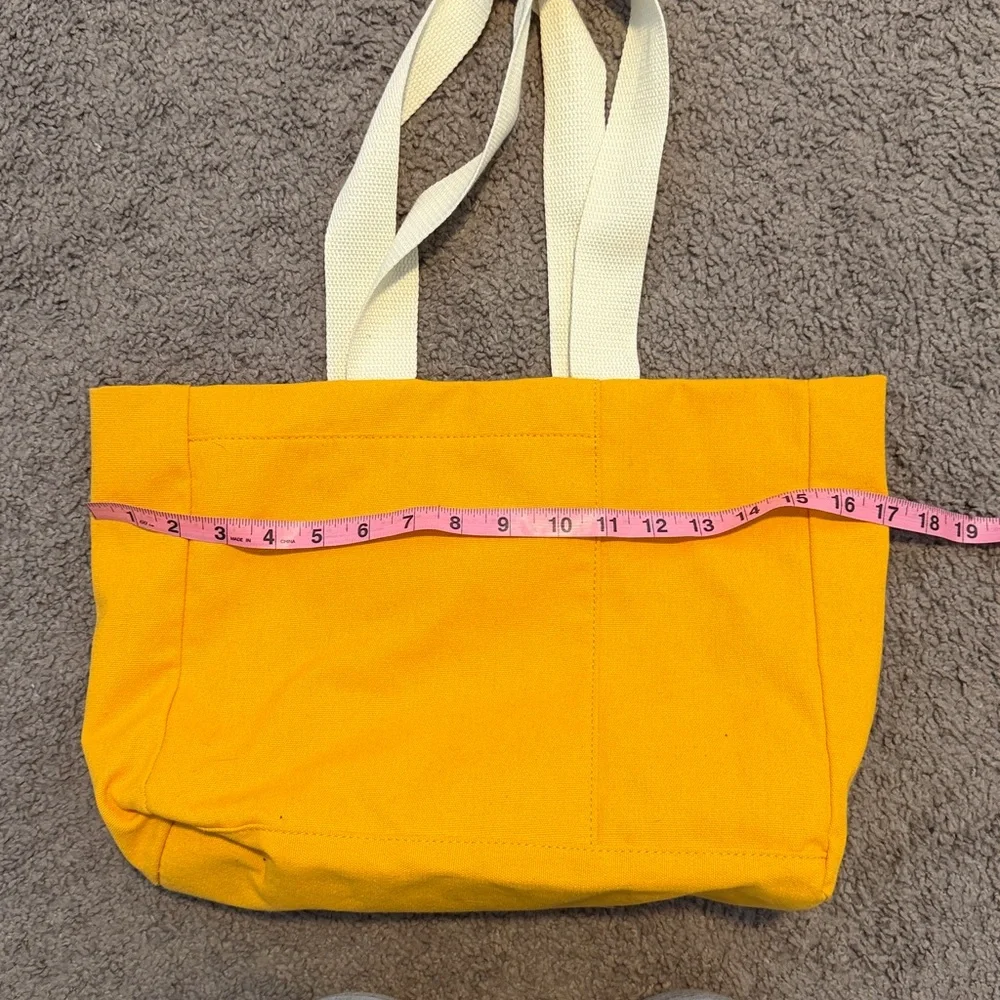 Wild Fable Canvas Tote Bag in Mustard Yellow